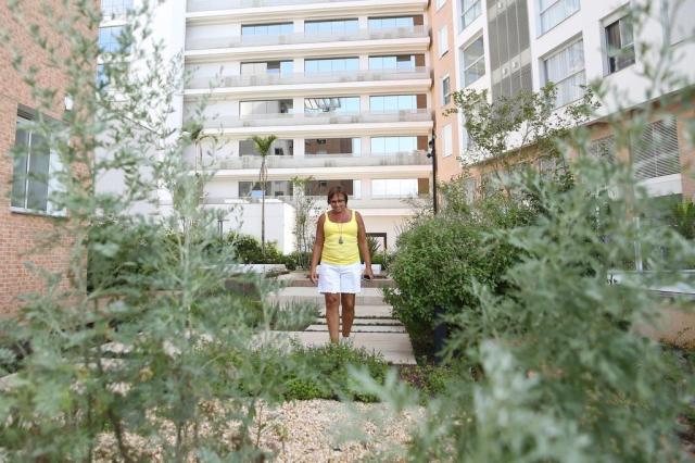 horta sustentavel no condom&iacute;nio