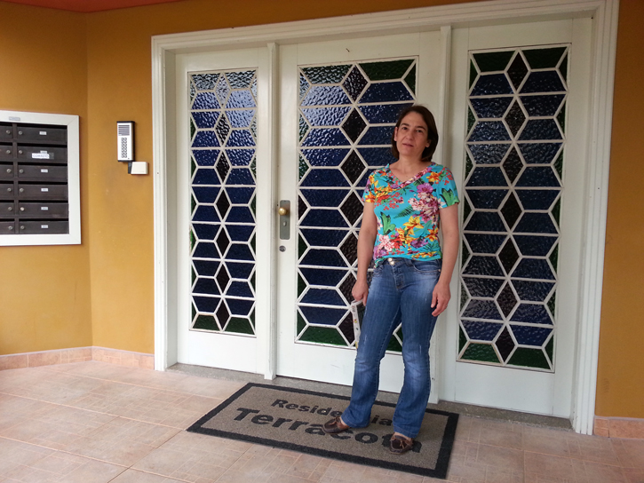 S&iacute;ndica Juraci Teston acompanha de perto a revitaliza&ccedil;&atilde;o do residencial Terracota