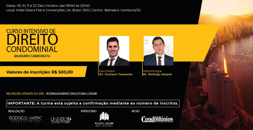 Balneário Camboriú - Curso Intensivo de Direito Condominial
