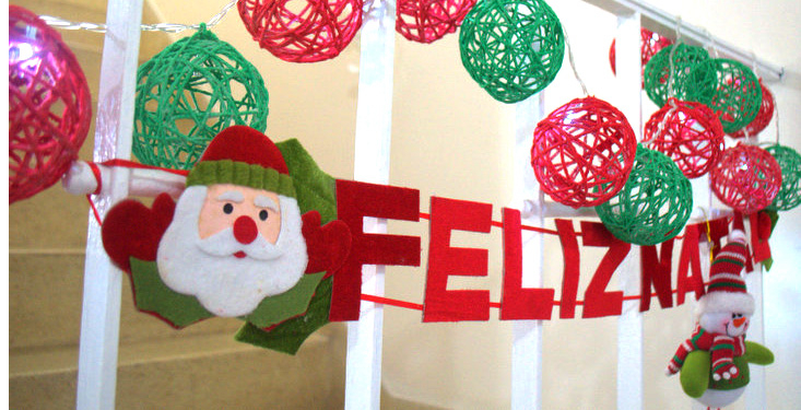 Decoração de Natal no condomínio
