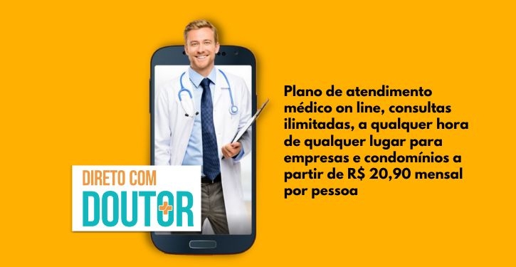 Atendimento médico na hora que você precisar e onde estiver