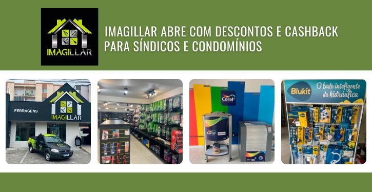 Imagillar abre com descontos e cashback para síndicos e condomínios