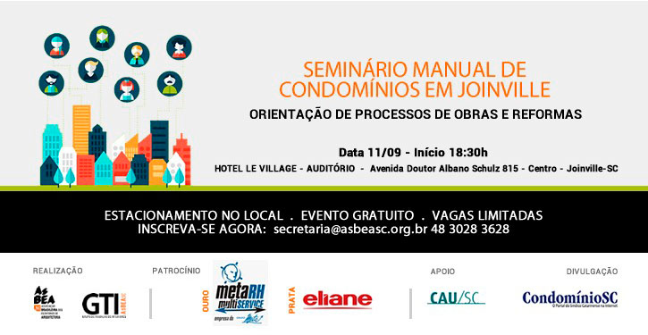 Síndicos de Joinville recebem o Seminário AsBEA/SC