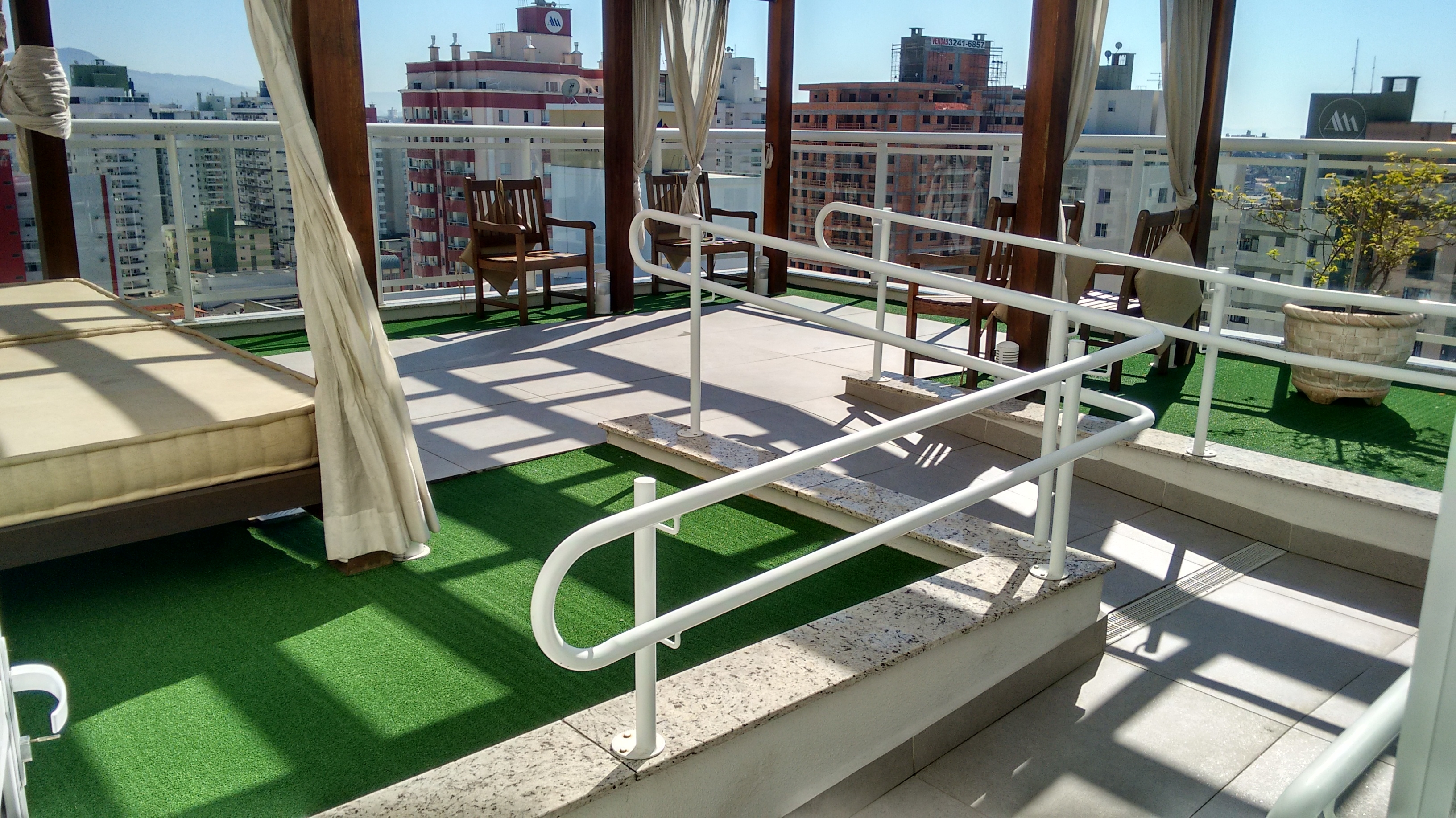 Espaço Zen, no condomínio Fortaleza de São José: áreas de lazer mais organizadas