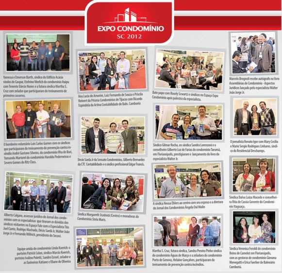 Participação de síndicos marcou a EXPO CONDOMÍNIO SC 2012