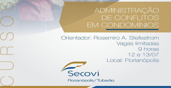 Florianópolis - Curso Administração de Conflitos em Condomínios