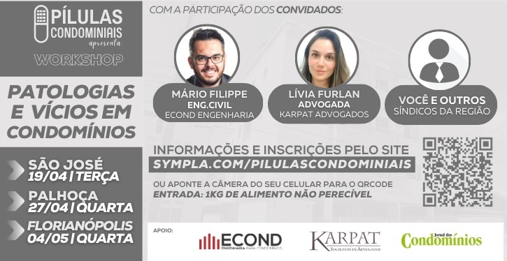 Projeto Pílulas Condominiais: patologias e vícios em edificações