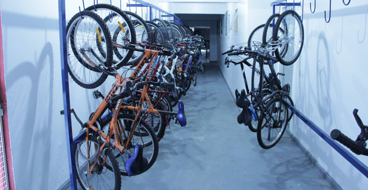 Bicicletários incentivam hábitos saudáveis