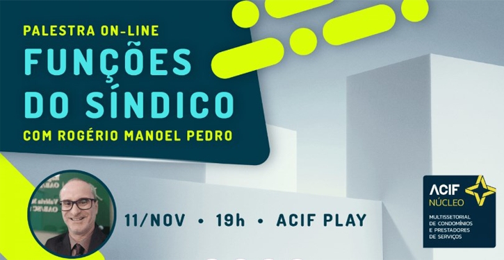 Palestra on-line Funções do Síndico