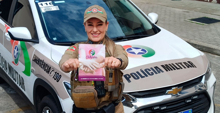 Policial Aline: Rede Catarina está promovendo uma força-tarefa direcionada ao combate da violência doméstica