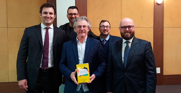 Na primeira fila: Gustavo Camacho, Márcio Koerich e Dennis Martins e logo atrás Walter Jorge Junior e Zulmar Koerich Junior