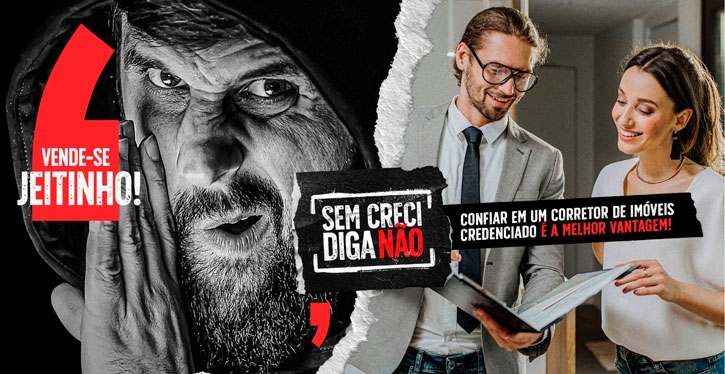 Campanha do Creci/SC alerta para golpes e valoriza corretores credenciados