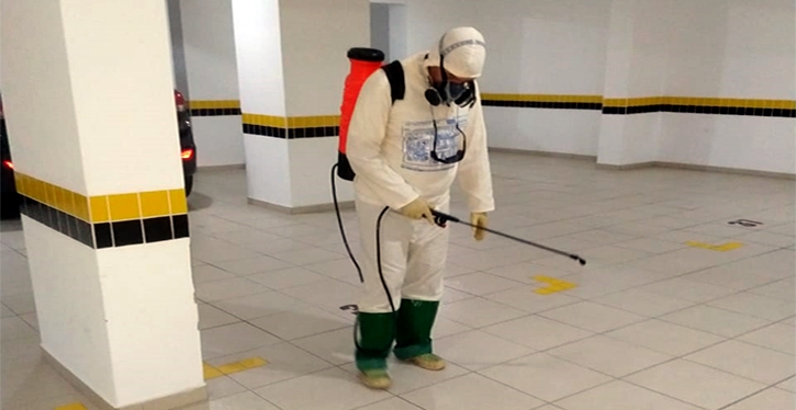 Sanitização combate a disseminação do COVID-19 em condomínios