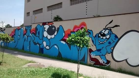 Condomínio Residencial em São Bernardo adota grafite para evitar pichações